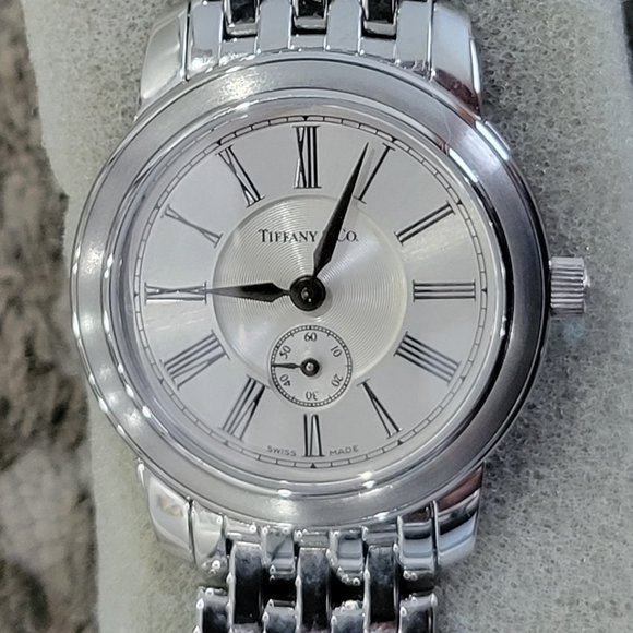 Tiffany & Co. Accessories - Tiffany & Co Sterling Stainless Steel Resonator Round Watch-Woman’s